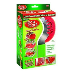 Fruit Slicer Cut & Serve Perfect Slices In Seconds . Slice Right . As Seen On TV